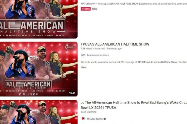 CONGRATULATIONS to Turning Point USA! Early Numbers Show Your Super Bowl Halftime Show Pulled In at Least 6 Million Viewers – And 5.3 Million Concurrent Viewers