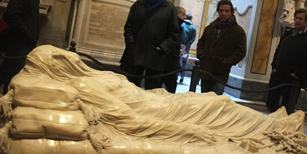 Naples lets blind visitors feel the Veiled Christ