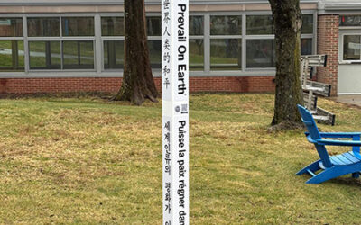 Celebrating Unity Day at Great Neck South Middle School, Long Island, New York, USA.