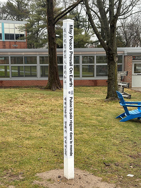 Celebrating Unity Day at Great Neck South Middle School, Long Island, New York, USA.