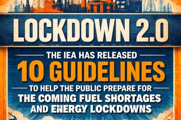 Lockdown 2.0: The IEA Has Released 10 Guidelines To Help The Public Prepare For The Coming Fuel Shortages And “Energy Lockdowns”