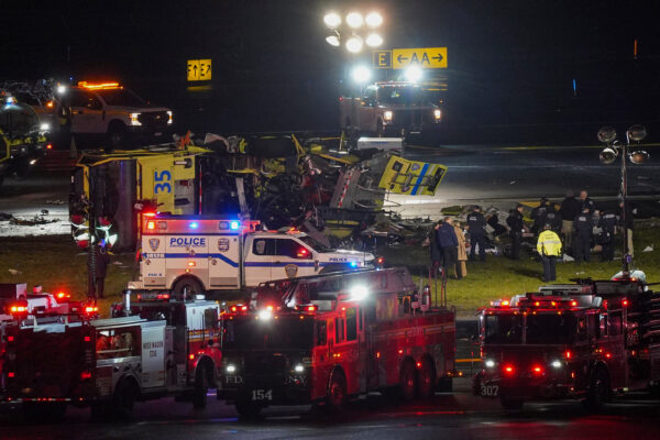 Prayers Up! Shocking Images Show Aftermath Of Deadly Collision Between Air Canada Jet & Fire Truck At LaGuardia Airport
