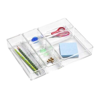 Luxe Acrylic Drawer Organizer Set