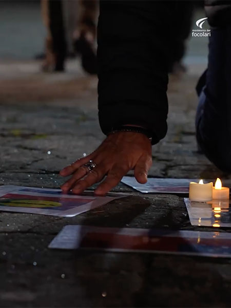One Human Family Prays for World Peace at Castel Gandolfo, Vatican City.