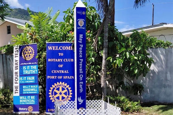Rotary Peace Pole unveiled at St Anthony’s College-Oxford, United Kingdom.