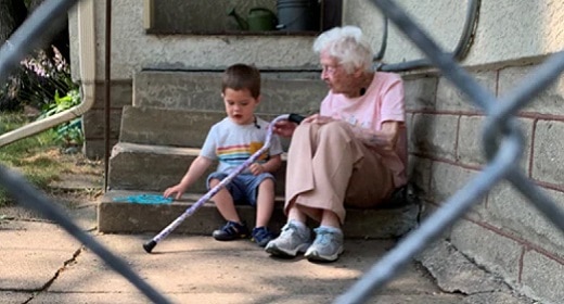 She’s nearly 100. He’s 2 And Lives Next Door. Here’s How They Became Best Friends.