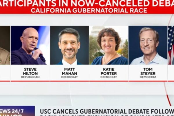 California Gubernatorial Debate Canceled Because Only White Candidates Qualified for the Event (VIDEO)