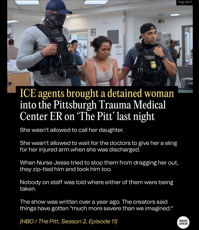 ‘The Pitt’ Shocks Viewers With ICE Hospital Raid Episode That Mirrors Real-Life Fear
