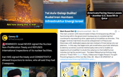 Part 2: 100+ Thought-Provoking  X.com Iran War Posts, Videos and Images (March 8-11)