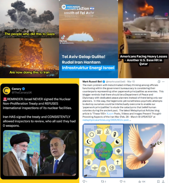 Part 2: 100+ Thought-Provoking  X.com Iran War Posts, Videos and Images (March 8-11)