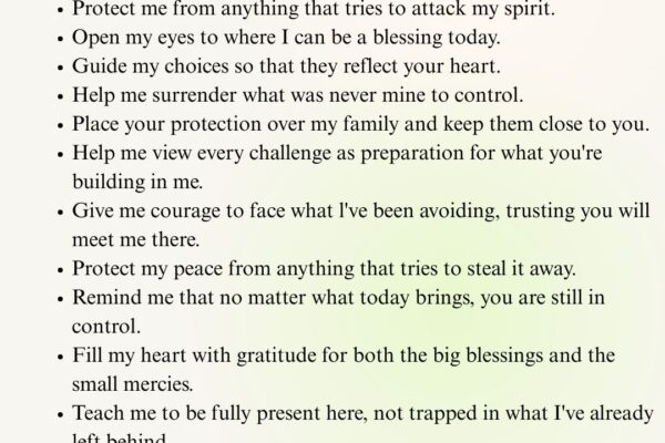 Take A Minute Today To Read This Prayer + Connect With God