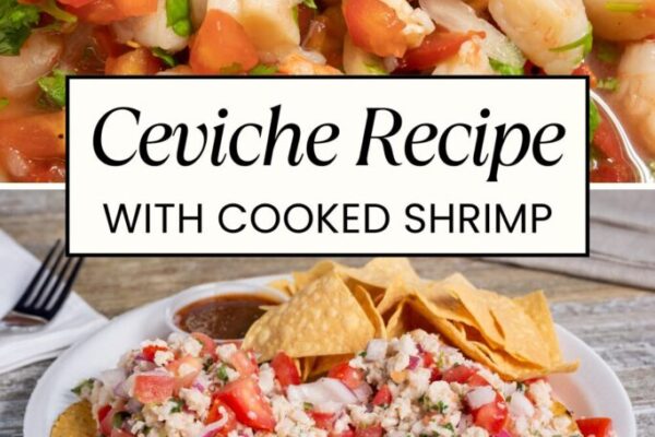The best ceviche recipe (with cooked shrimp!)