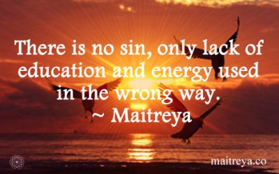 Maitreya Quote on Sin
