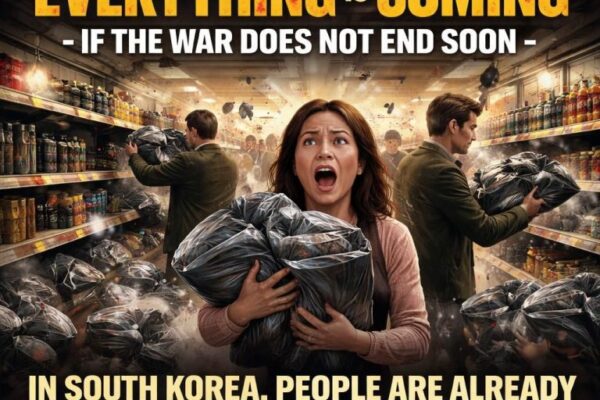 “A Shortage Of Nearly Everything” Is Coming If The War Does Not End Soon – In South Korea, People Are Already Panic-Buying Trash Bags