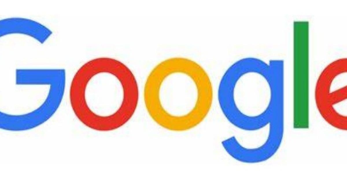 Google logo featuring colorful letters in blue, red, yellow, and green, representing the iconic search engine brand.