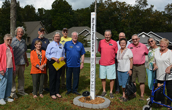 Grant Received to Plant Peace Poles in Tennessee, USA.