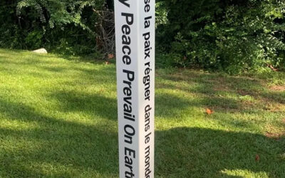 Peace Pole Dedication Set for Port Angeles Waterfront, Port Angeles, Washington, USA