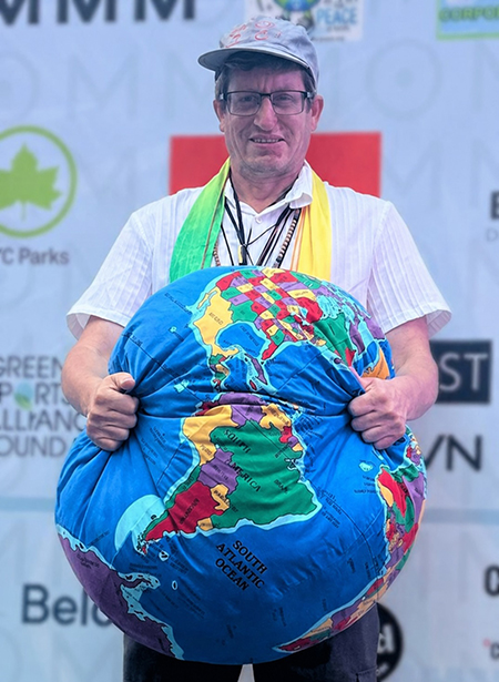 Planet Heart Peace Pole Dedication at Headquarters Office, NY, USA – Thank you, Andrew Kaen!