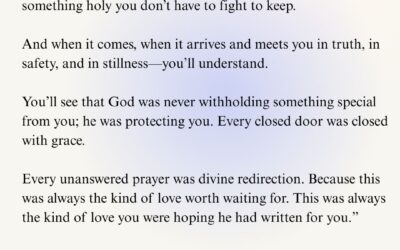 God Is Answering In Ways You Didn’t Expect