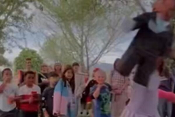 LGBT Event at Brigham Young University Features Painting of Trump’s Severed Head, Children Bashing a Piñata of Republican Senator Mike Lee