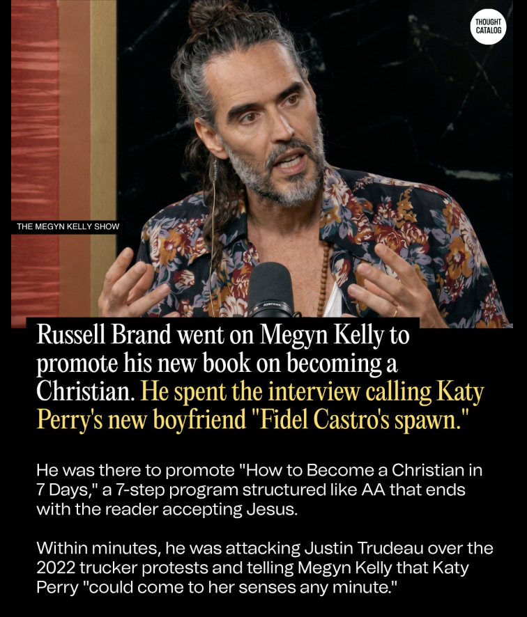 Russell Brand Divorced Katy Perry Over Text. Now He’s Weighing In On Her Love Life.