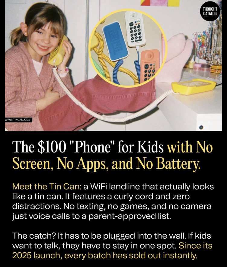 The 0 Phone For Kids With No Screen, No Apps, And No Battery