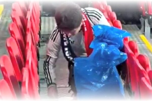 FIRST CLASS: Japanese Soccer Fans Clean up Wembley Stadium After National Team Humbles England With Victory in Friendly Game