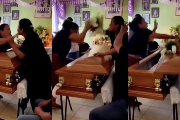 Insane Viral Video: Two Women Brawl Over Coffin at Mexican Funeral After Discovering They Were Both Dating the Dead Guy