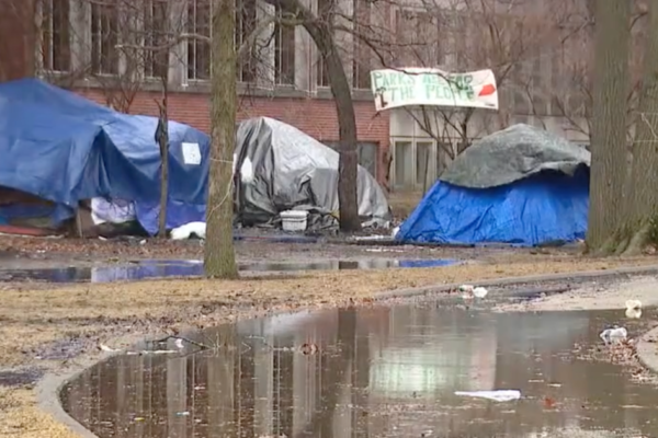 New Illinois Bill Pushed By Dems Would Override Local Rules on Homeless Encampments in Parks and Public Spaces