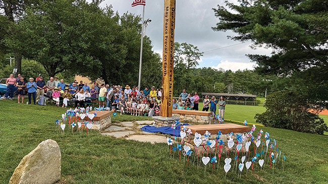 A Legacy of Service – Peace Pole, North Carolina, USA.