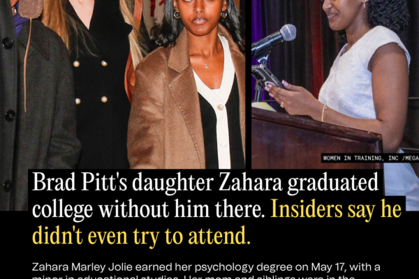 Brad Pitt’s Daughter Zahara Graduated College Without Him There. Insiders Say He Didn’t Even Try to Attend.