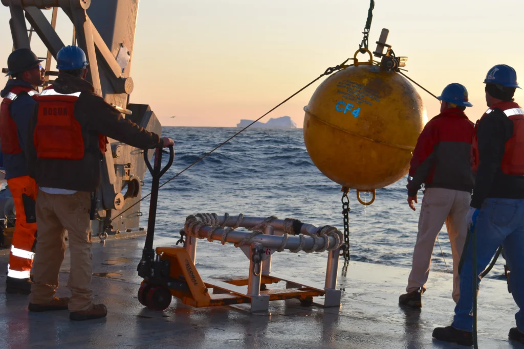 buoy outfitted with sensors-awaken