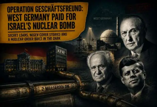 Operation Geschäftsfreund: How West Germany Paid for Israel’s Nuclear Bomb