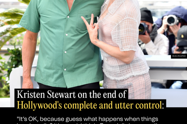 Kristen Stewart Called Out Hollywood’s Studio System at Cannes as a “Bunch of Bros”