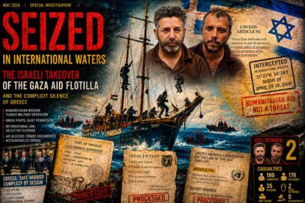 The Global Sumud Flotilla Ambush: Greece Turns Crete into Israel’s Dock