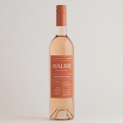 avaline rose wine bottle
