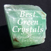 Green Crystals And Stones Boost Good Fortune And Happiness