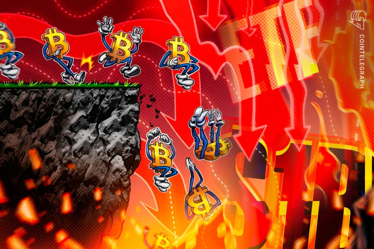 Spot Bitcoin ETFs bleed B in a week, snapping six-week inflow run