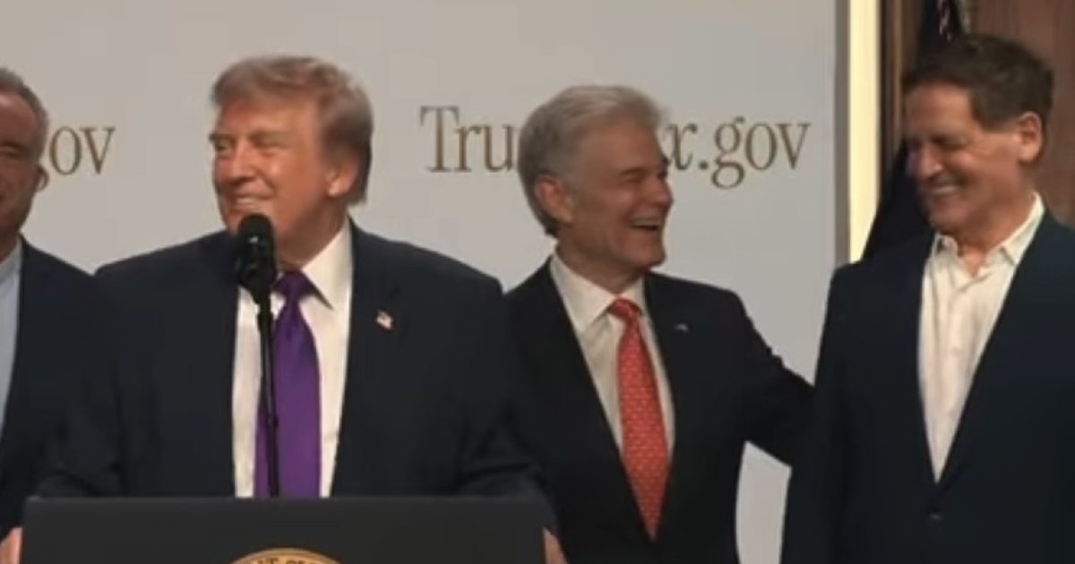 WATCH: Trump Praises Liberal Billionaire Mark Cuban at White House TrumpRX Event, Says Kamala Harris Endorsement Was “a Big Mistake”