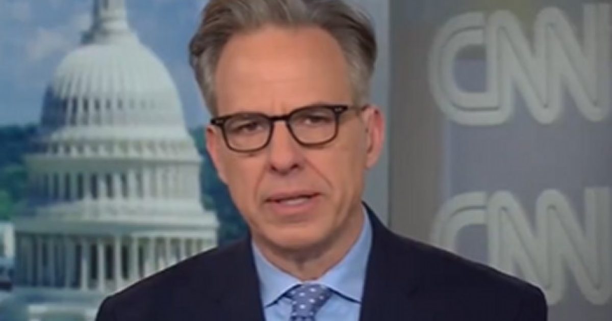 Slimy Jake Tapper of CNN Weaves Vast, Trump-Driven Conspiracy as Reason for Colbert Cancellation – Waves Away Millions Lost Annually by the Show (VIDEO)