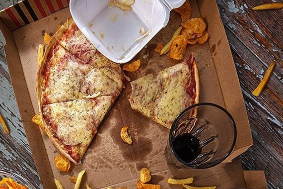 do not eat fast food to get a healthy mind and body