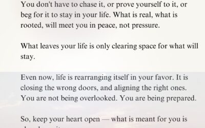 A Prayer To Lay Down The Things You Were Never Meant To Carry