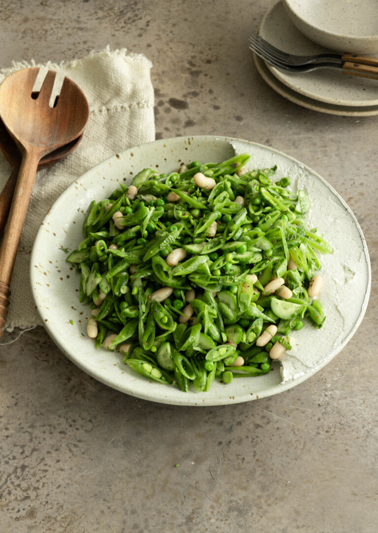 spring snap pea salad