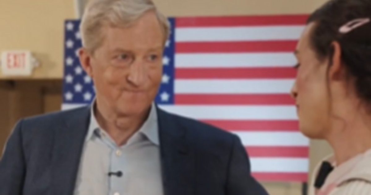 California Democrat Governor Candidate Tom Steyer Just Can’t Stop Focusing on Trans Athletes in Girls’ Sports (VIDEO)