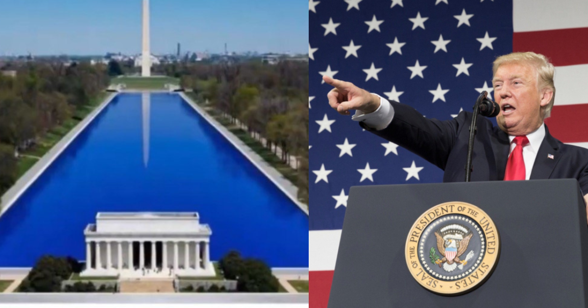 NEW: Trump and Interior Sec Doug Burgum Nuke the Failing New York Times for Lying About Reflecting Pool Restoration at a Fraction of Obama’s  MILLION Hack Job