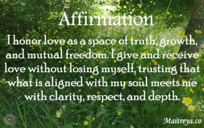 Affirmation for Love in Relationships