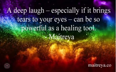 Maitreya Quote on Healing Power of Deep Laughter