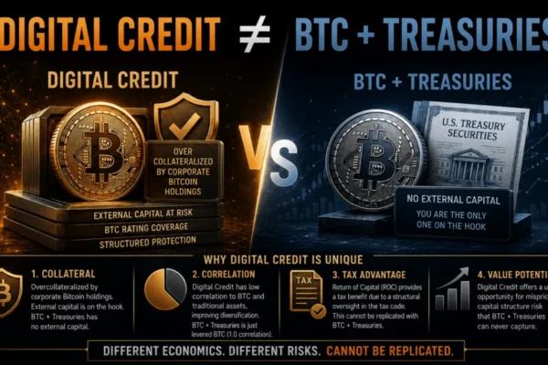 No – Digital Credit Cannot Be Replicated With Bitcoin and Treasuries