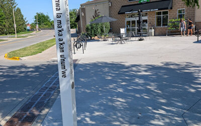 Ames Community Celebrates Peace Through Peace Poles, Iowa, USA.