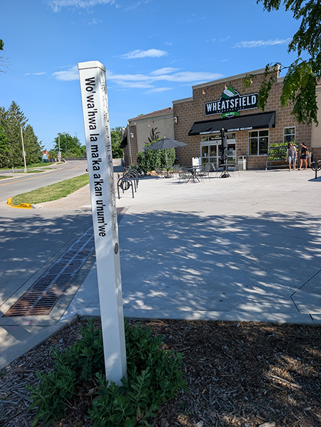 Ames Community Celebrates Peace Through Peace Poles, Iowa, USA.